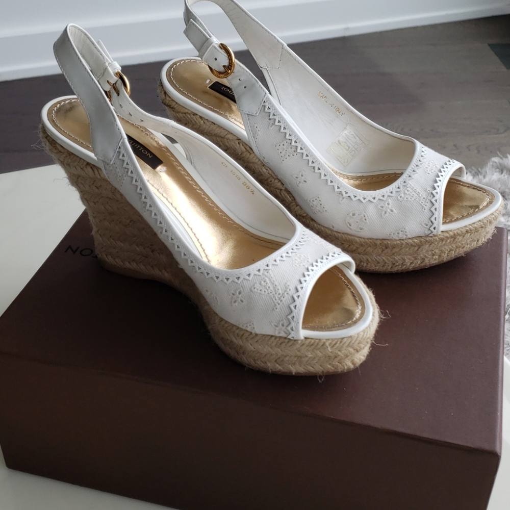 COPY - Louis Vuitton Espadrille Wedge Sandals